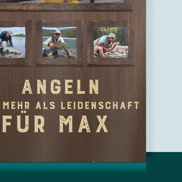 Fotocollage: Angeln - Poster