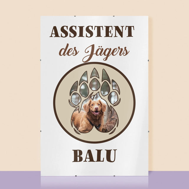 Form-Collage: Assistent Des Jägers - Poster