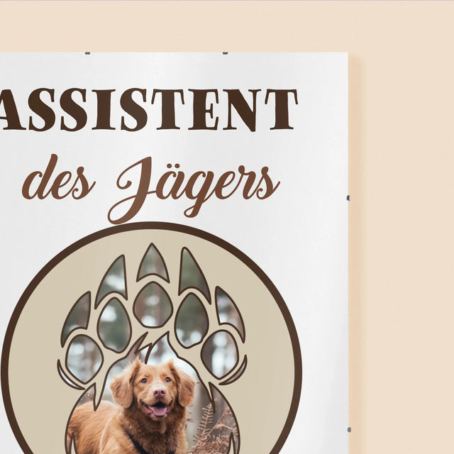 Form-Collage: Assistent Des Jägers - Poster