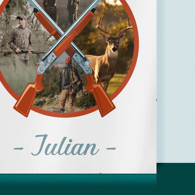 Fotocollage: Erstklassiger Schütze - Poster