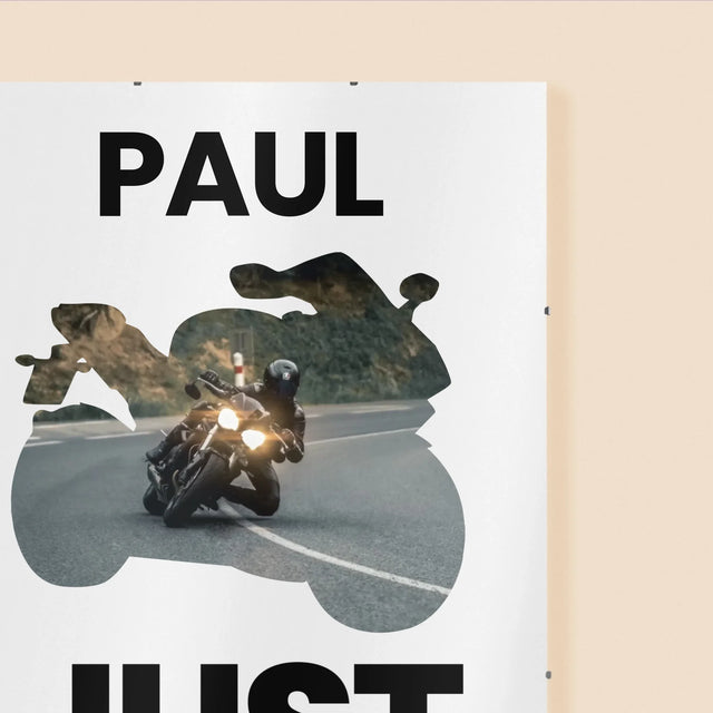 Form-Collage: Just Ride - Poster