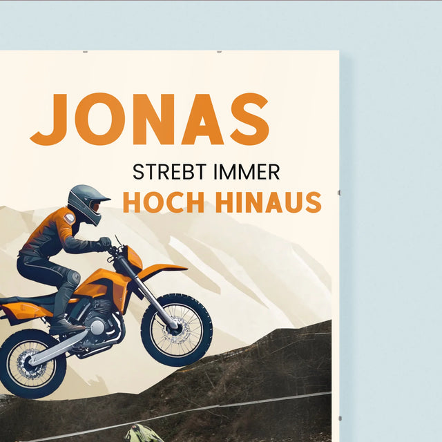 Foto Und Unterschrift: Strebt Hoch Hinaus  - Poster