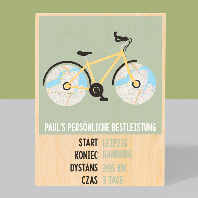 Ihr Standort: Fahrradrekord - Druck Auf Holz