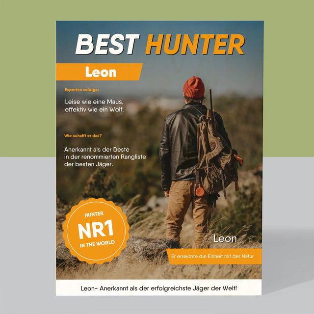 Magazin-Cover: Best Hunter - Druck Auf Holz