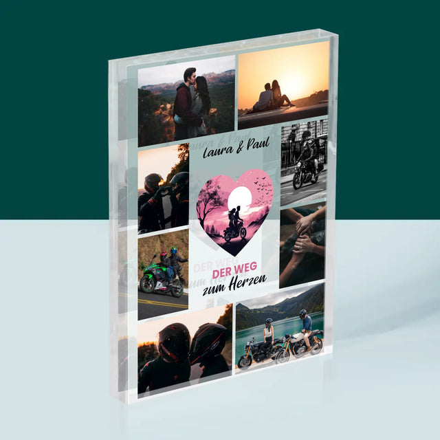 Fotocollage: Der Weg Zum Herzen - Druck Auf Acrylglas