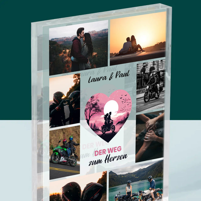 Fotocollage: Der Weg Zum Herzen - Druck Auf Acrylglas