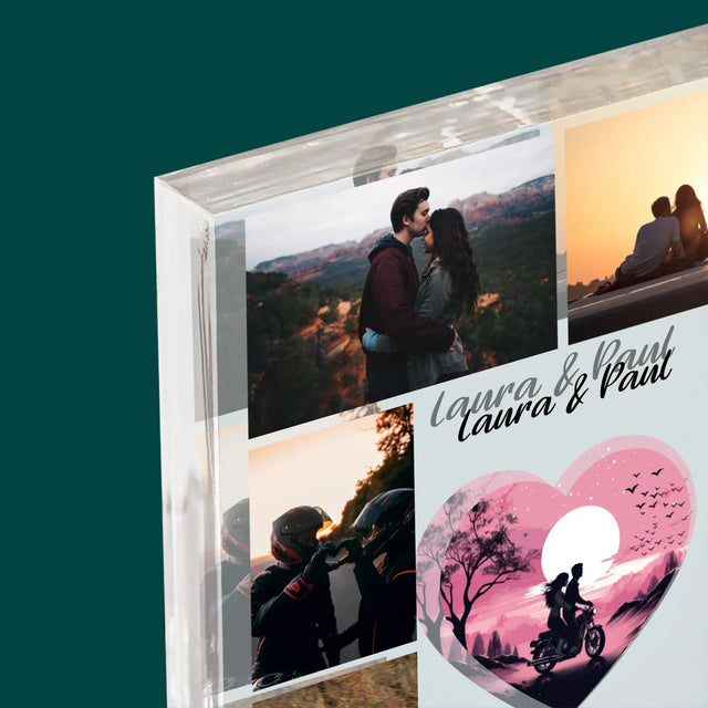 Fotocollage: Der Weg Zum Herzen - Druck Auf Acrylglas