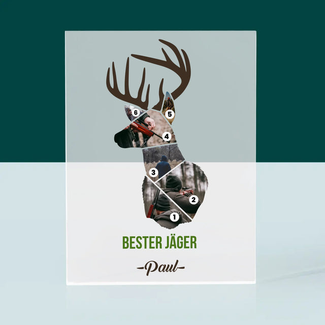 Form-Collage: Bester Jäger - Druck Auf Acrylglas