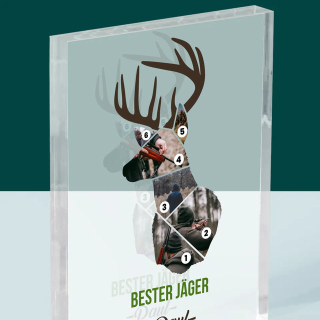 Form-Collage: Bester Jäger - Druck Auf Acrylglas