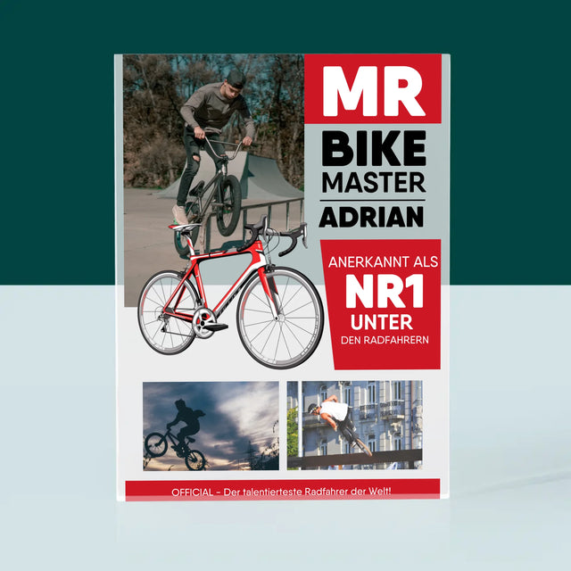 Magazin-Cover: Mr Bike Master - Druck Auf Acrylglas