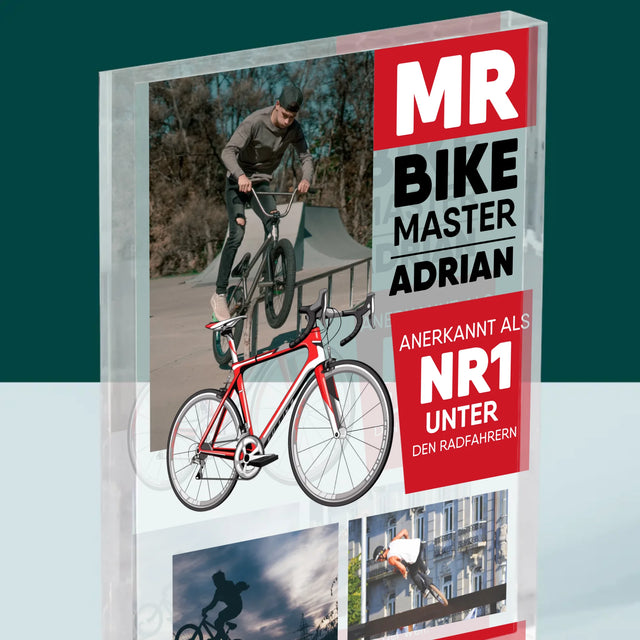 Magazin-Cover: Mr Bike Master - Druck Auf Acrylglas