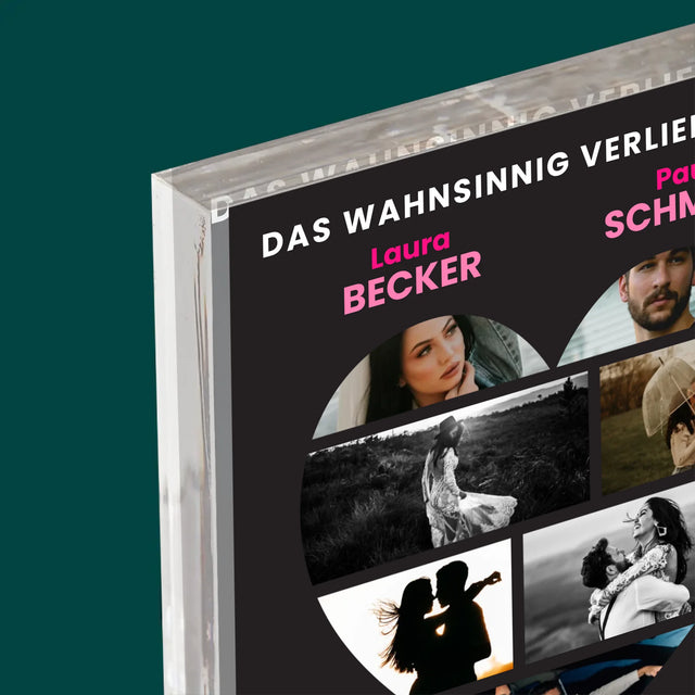 Fotocollage: Filmplakat Zum Valentinstag - Druck Auf Acrylglas
