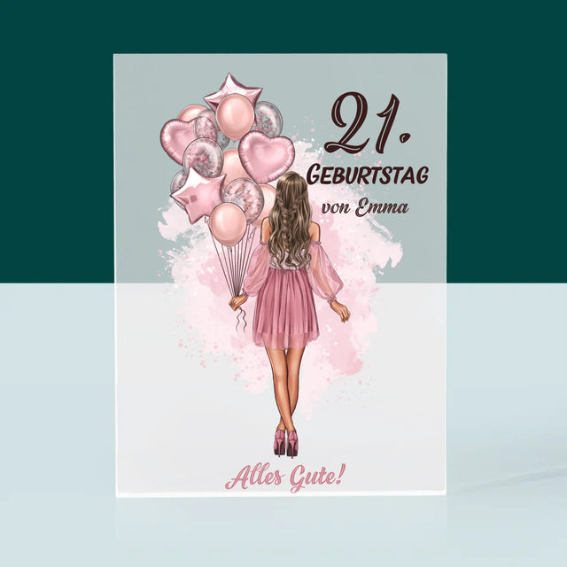 Avatar Creator: Geburtstag Luftballons - Druck Auf Acrylglas