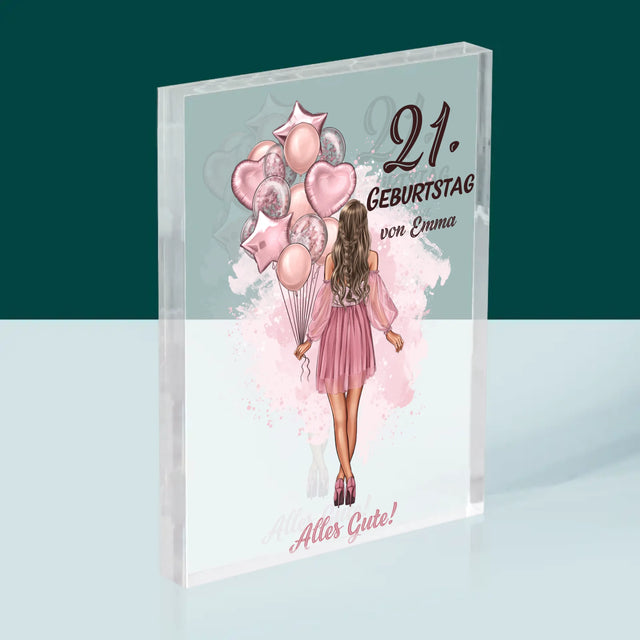 Avatar Creator: Geburtstag Luftballons - Druck Auf Acrylglas