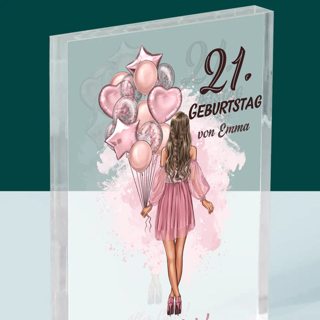 Avatar Creator: Geburtstag Luftballons - Druck Auf Acrylglas