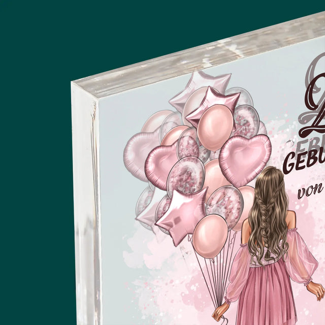 Avatar Creator: Geburtstag Luftballons - Druck Auf Acrylglas