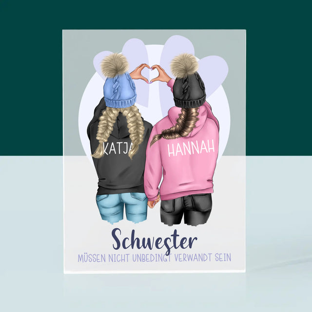 Avatar Creator: Winter Freundinnen - Druck Auf Acrylglas