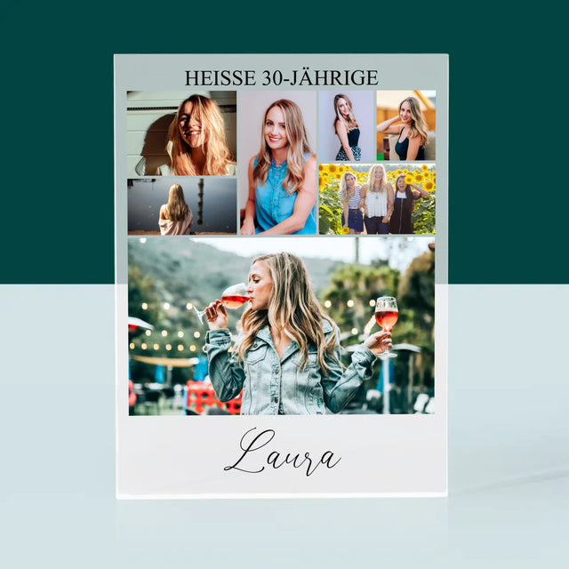 Fotocollage: Heiße 30-Jährige - Druck Auf Acrylglas