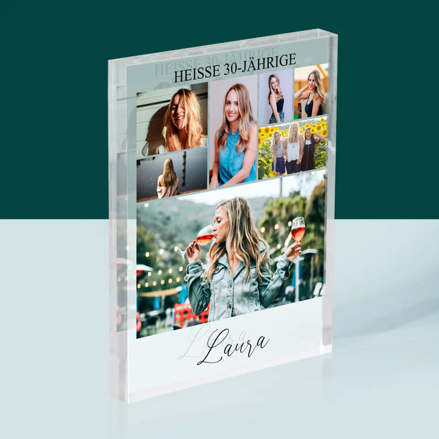 Fotocollage: Heiße 30-Jährige - Druck Auf Acrylglas