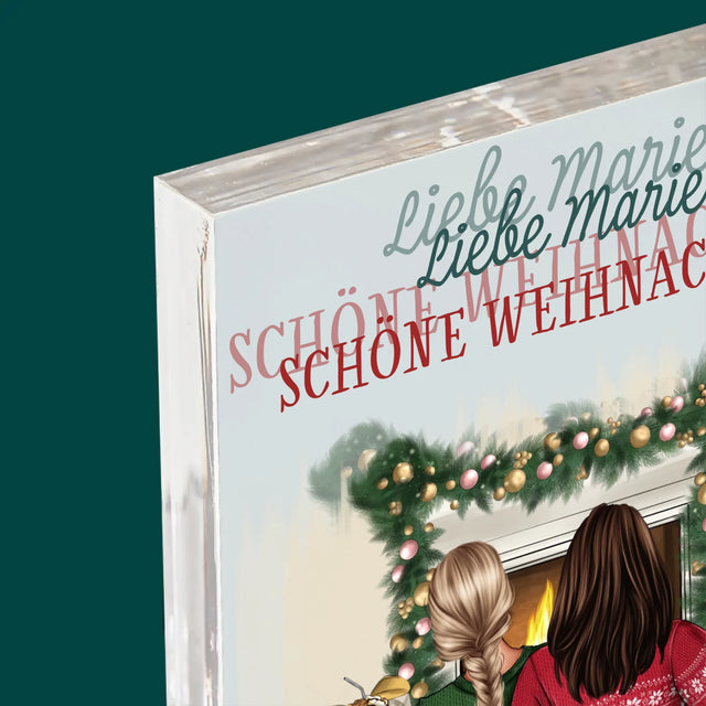 Avatar Creator: Weihnachten Freundinnen - Druck Auf Acrylglas