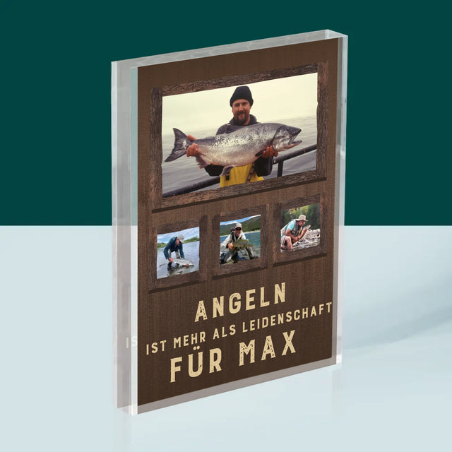 Fotocollage: Angeln - Druck Auf Acrylglas