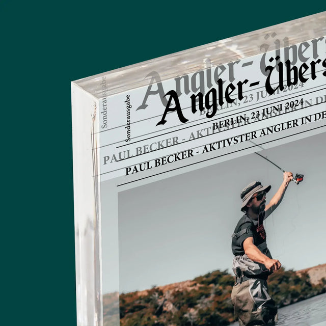 Foto Und Unterschrift: Angler- Übersicht - Druck Auf Acrylglas