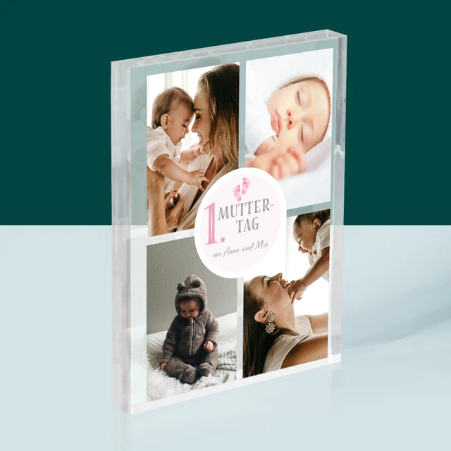 Fotocollage: Erster Muttertag - Druck Auf Acrylglas