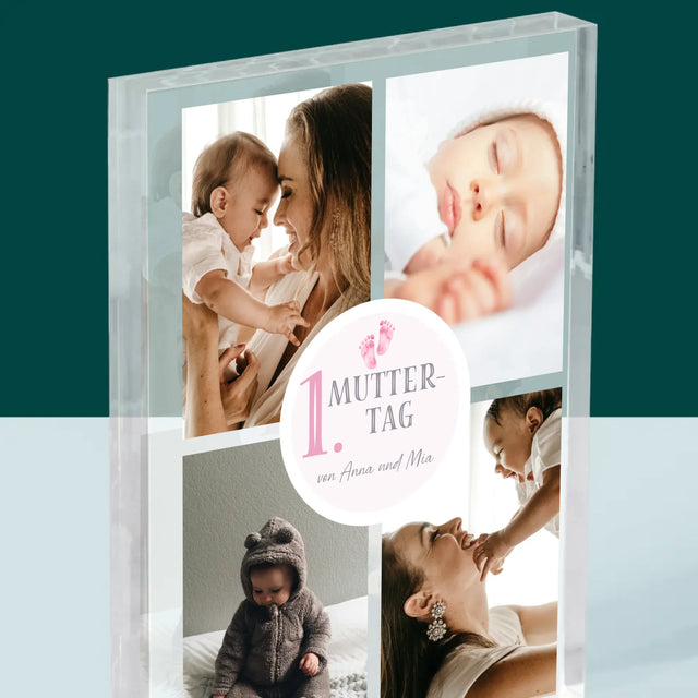 Fotocollage: Erster Muttertag - Druck Auf Acrylglas