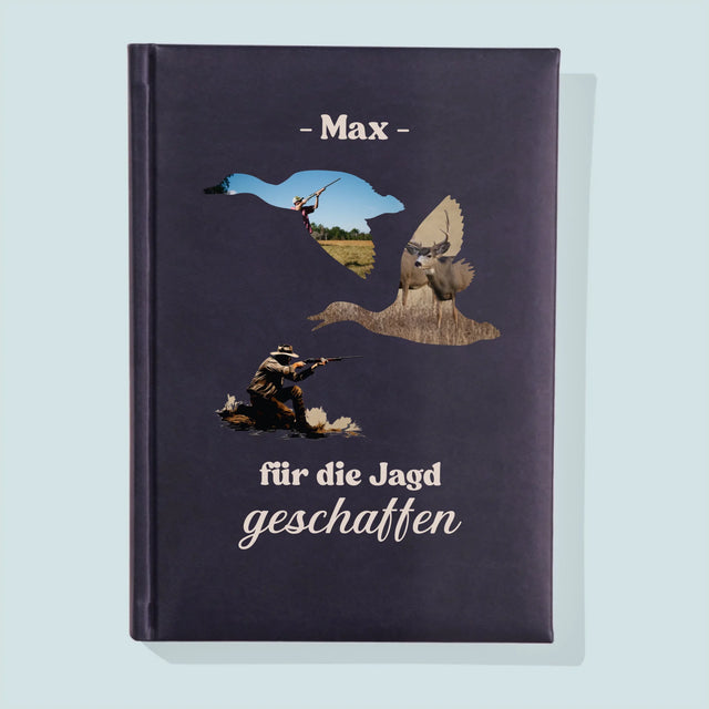Form-Collage: Für Die Jagd Geschaffen - Notizbuch