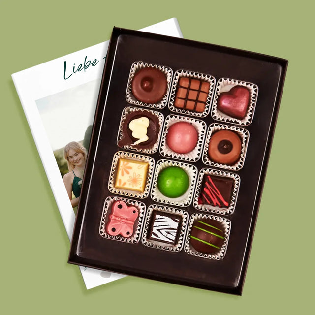 Foto Und Unterschrift: Du Warst Die Beste Trauzeugin  - Pralinen