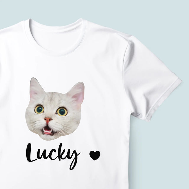 Ihr Avatar: Der Kopf Deines Kätzchens - T-Shirt Für Herren