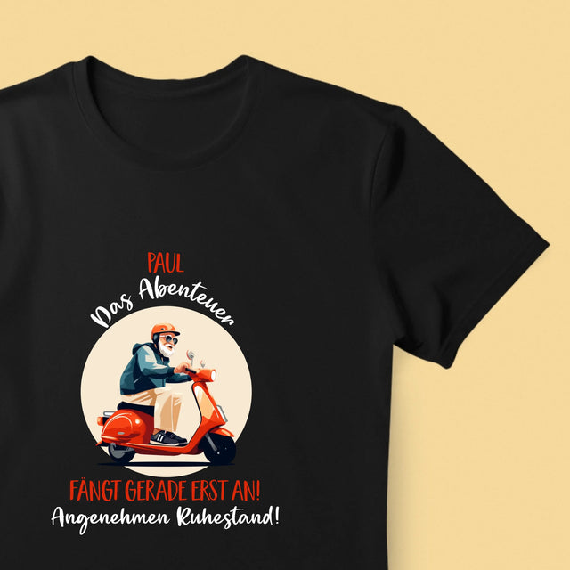 Name Und Unterschrift: Das Abenteuer Fängt Gerade Erst An - T-Shirt Für Herren