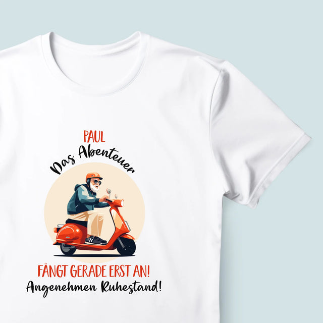 Name Und Unterschrift: Das Abenteuer Fängt Gerade Erst An - T-Shirt Für Herren