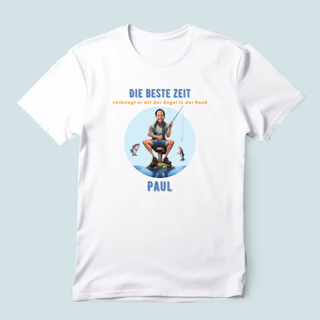 Foto und Bildunterschrift: Best Time – Bedrucktes Herren-T-Shirt | DE