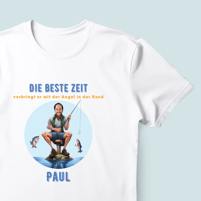 Foto und Bildunterschrift: Best Time – Bedrucktes Herren-T-Shirt | DE
