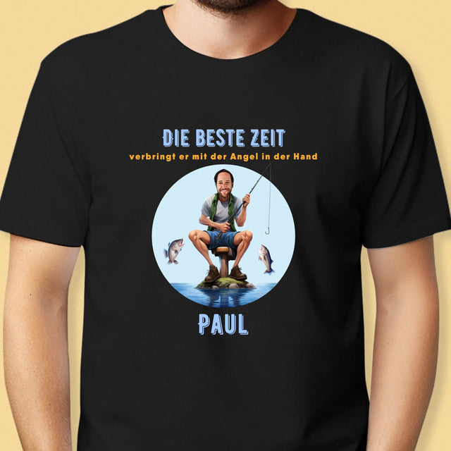 Foto und Bildunterschrift: Best Time – Bedrucktes Herren-T-Shirt | DE