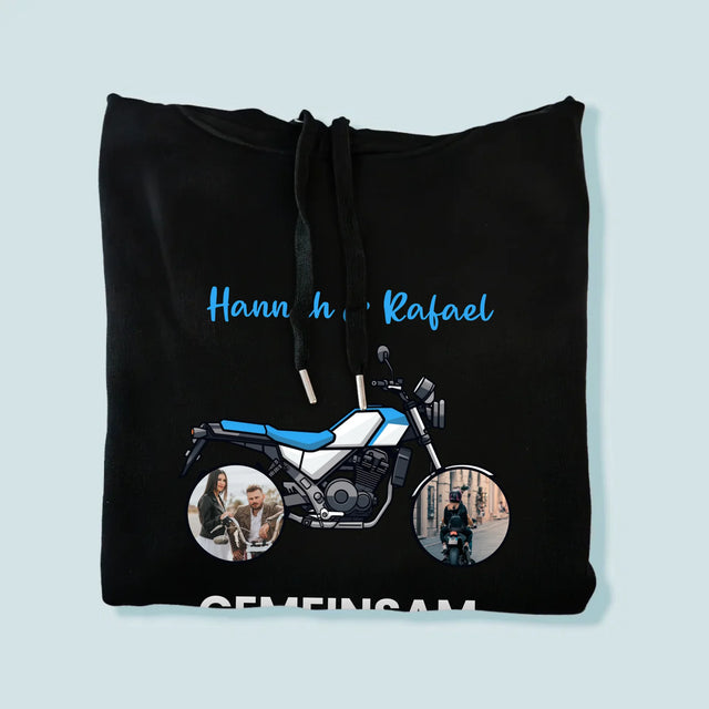 Fotocollage: Gemeinsam Über Den Horizont - Kapuzenpullover Für Herren