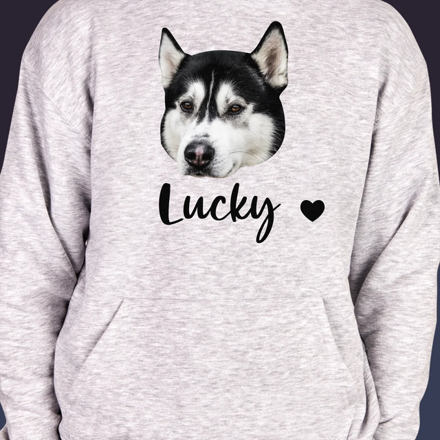 Ihr Avatar: Der Kopf Deines Hundes - Kapuzenpullover Für Herren