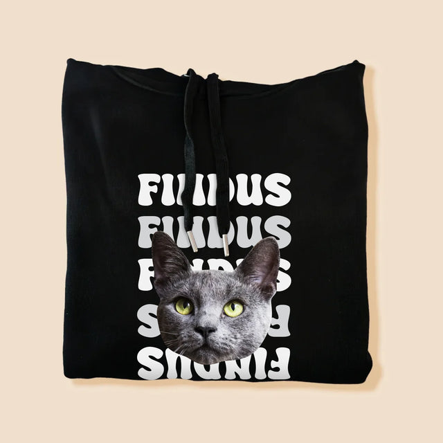 Ihr Avatar: Haustierfoto Mit Namen - Kapuzenpullover Für Herren