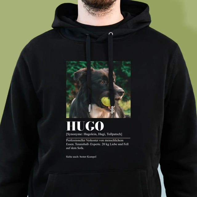 Foto Und Unterschrift: Haustier Definition - Kapuzenpullover Für Herren