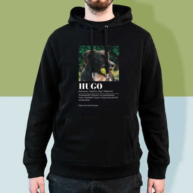Foto Und Unterschrift: Haustier Definition - Kapuzenpullover Für Herren
