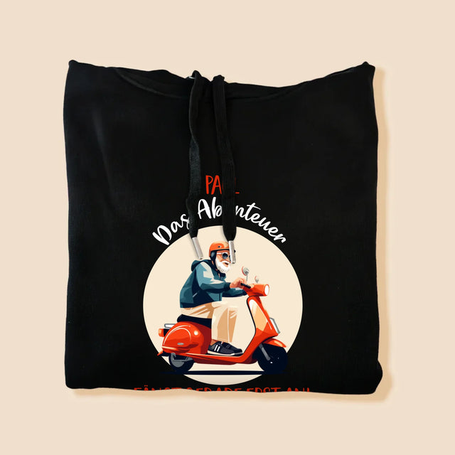 Name Und Unterschrift: Das Abenteuer Fängt Gerade Erst An - Kapuzenpullover Für Herren