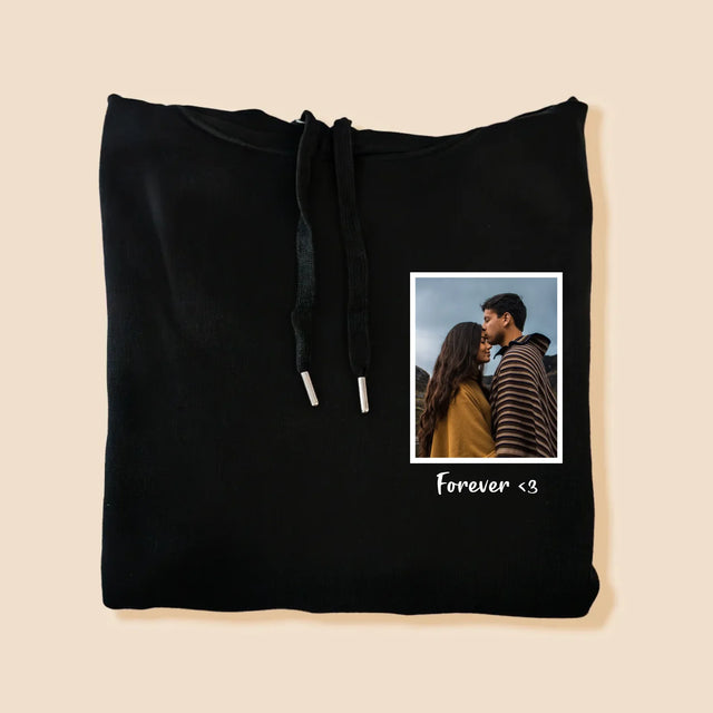 Foto Und Unterschrift: Foto Im Rahmen - Kapuzenpullover Für Herren