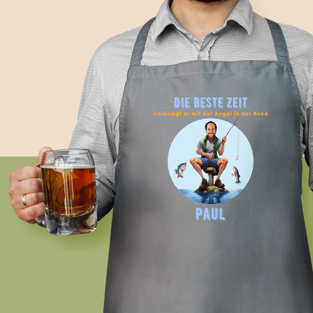 Foto und Bildunterschrift: Best Time - Bedruckte Schürze | DE
