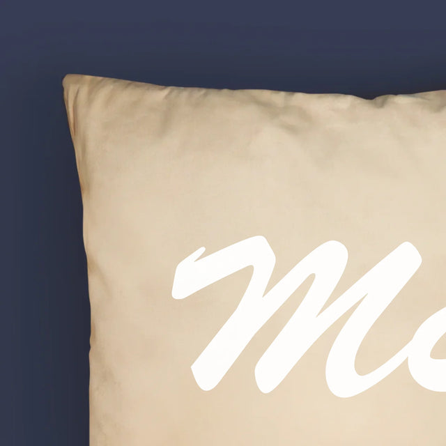 Monogramm: Initialen Herz - Kissen