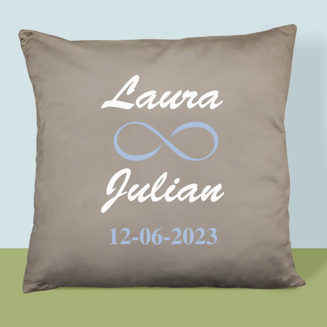 Monogramm: Namen Unendlichkeit - Kissen