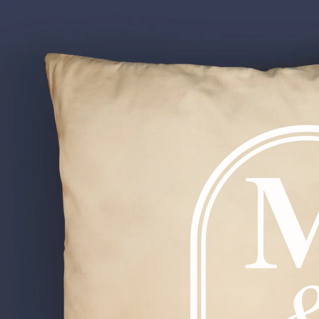 Monogramm: Initialen - Kissen