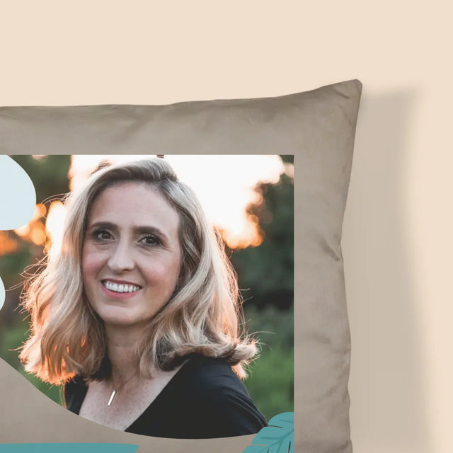 Foto Und Unterschrift: Viel Glück Bei Der Nicht-Arbeit - Kissen