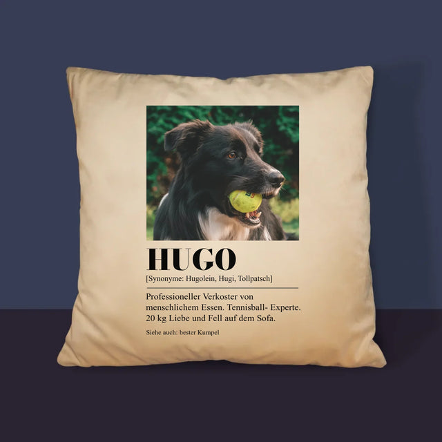 Foto Und Unterschrift: Haustier Definition - Kissen