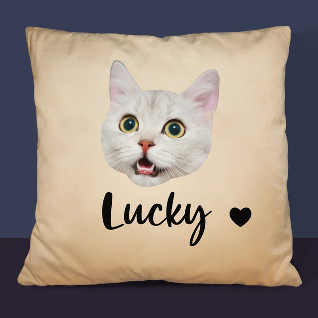 Ihr Avatar: Der Kopf Deines Kätzchens - Kissen